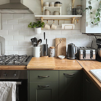 Dark Olive Green paint called Nomad by COAT Paints the eco friendly paint company