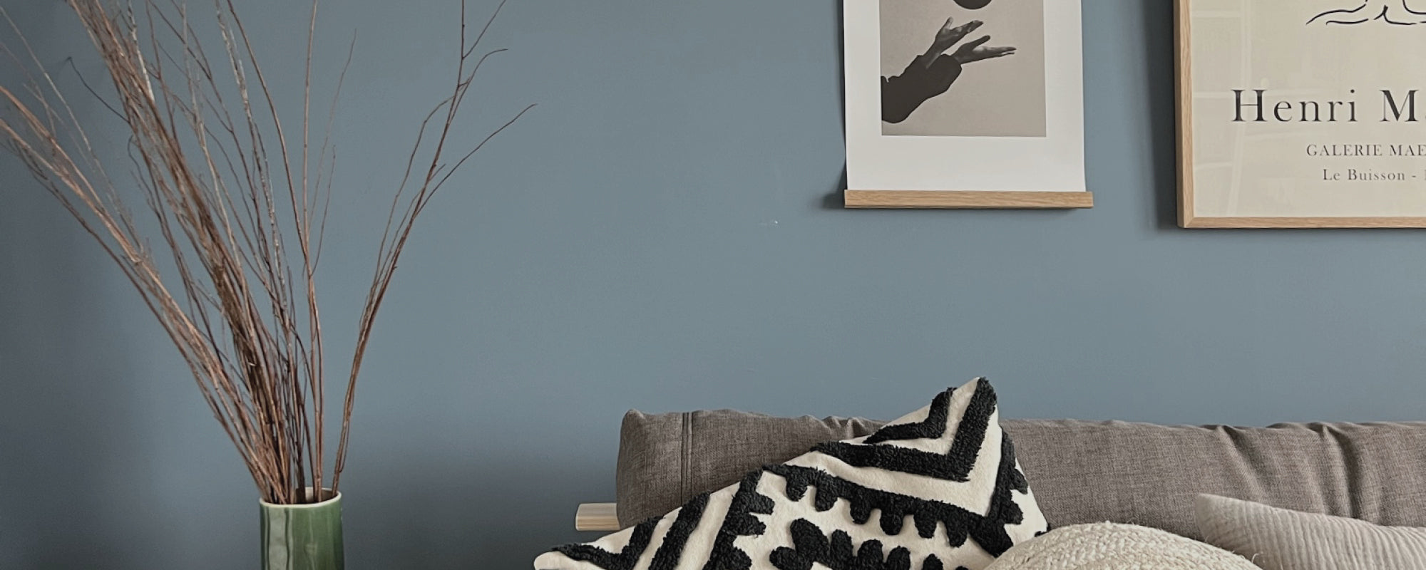 Greyed Blue Sample Sample called Below Deck Sample by COAT Paints the eco friendly paint company