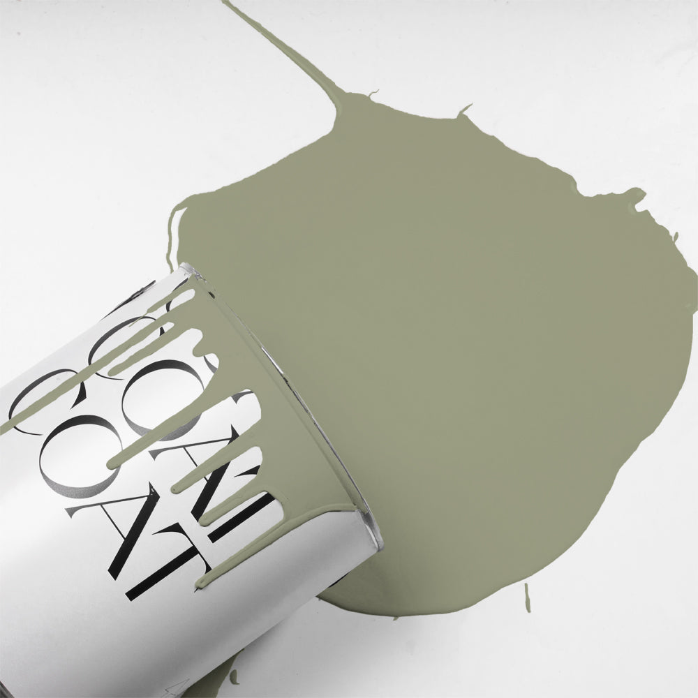 Green paint called East For Trees by COAT Paints the eco friendly paint company