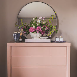Deep Blush Pink paint called Mrs. Bouquet by COAT Paints the eco friendly paint company