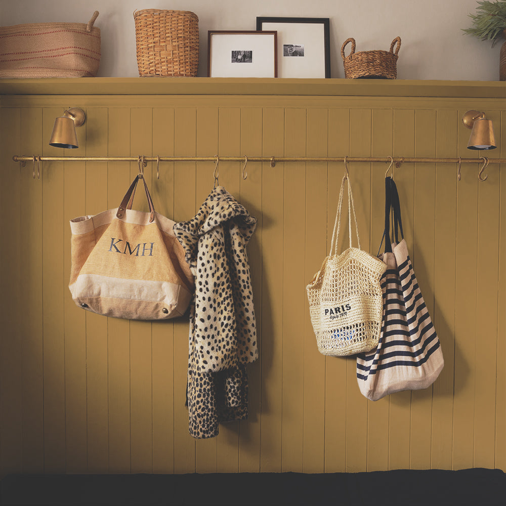 Ochre Yellow Sample called Miles From Monday by COAT Paints the eco friendly paint company