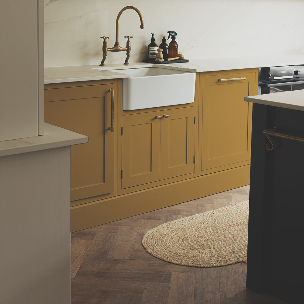Ochre Yellow Sample called Miles From Monday by COAT Paints the eco friendly paint company