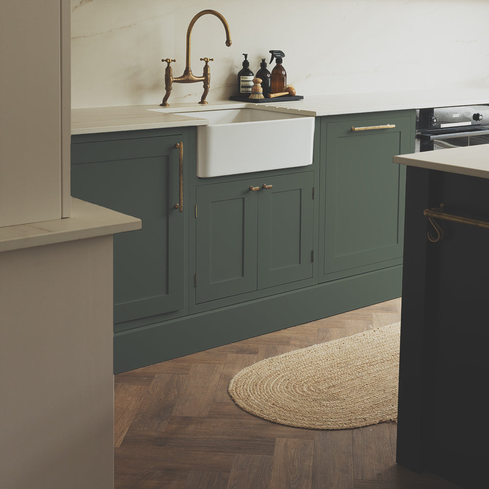 Dark Olive Green paint called Nomad by COAT Paints the eco friendly paint company