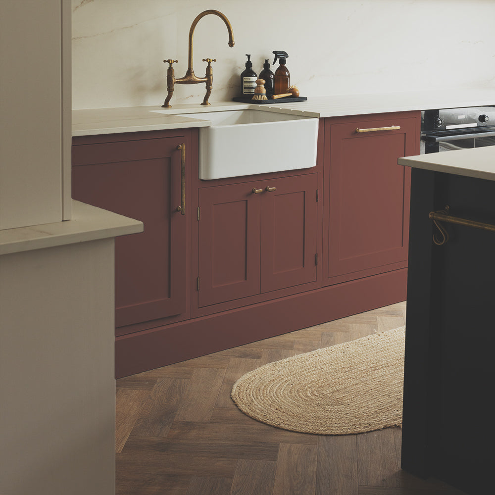 Faded Red Sample Sample called Old street Sample by COAT Paints the eco friendly paint company
