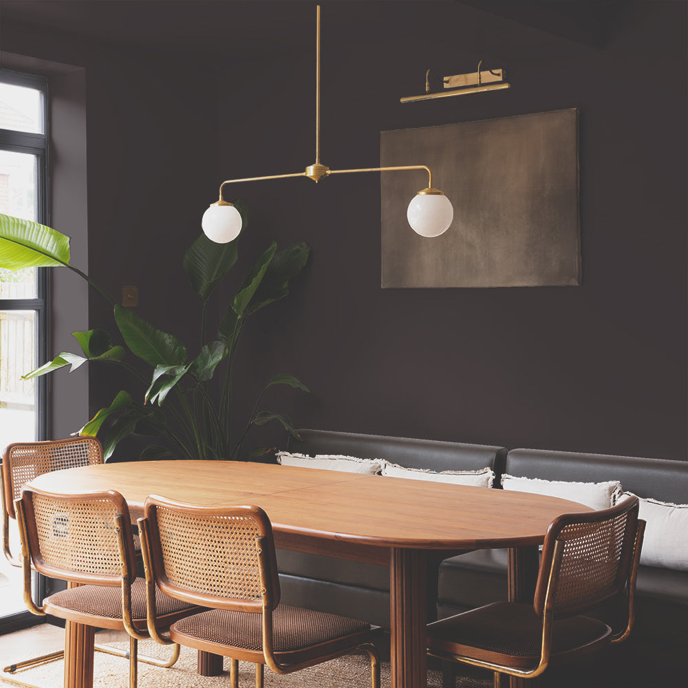 Dark Taupe Brown paint called Gumption by COAT Paints the eco friendly paint company