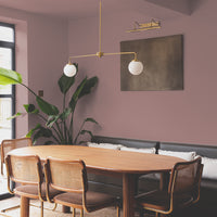 Deep Blush Pink paint called Mrs. Bouquet by COAT Paints the eco friendly paint company