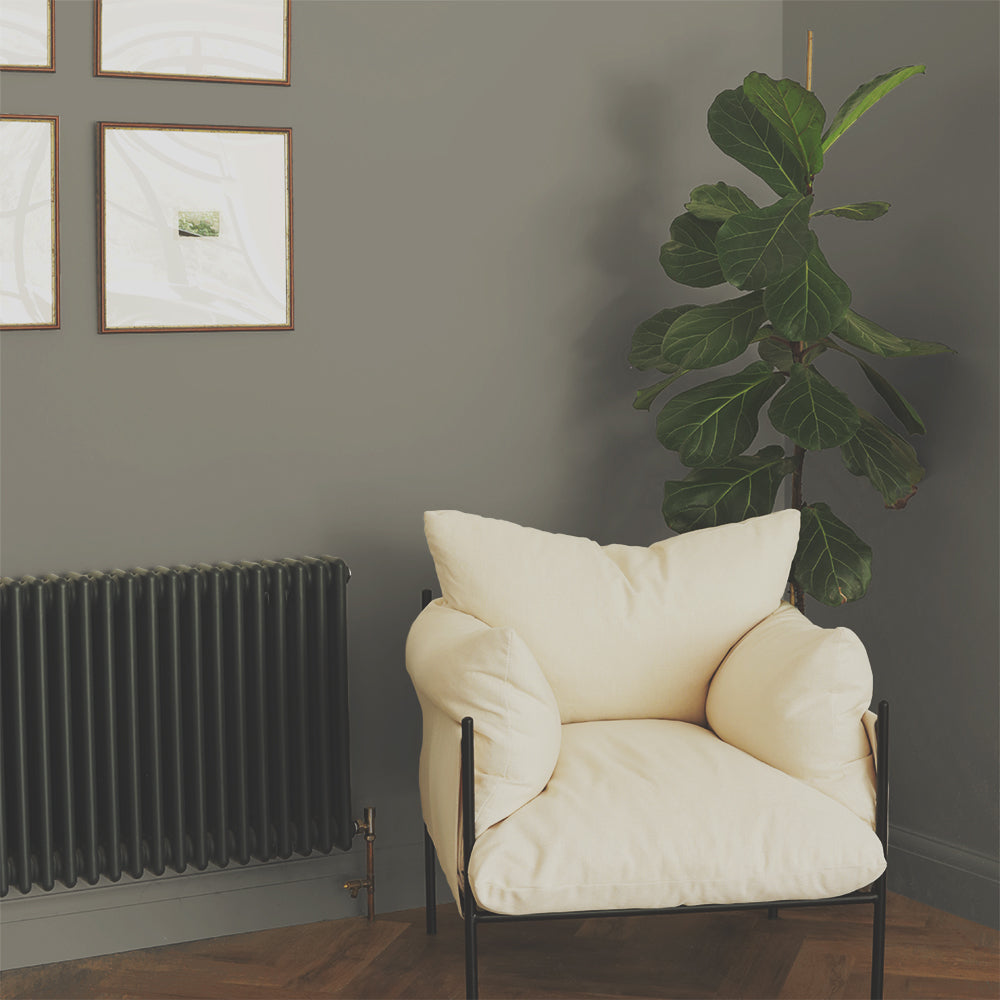 Deep Grey Green paint called Darlington by COAT Paints the eco friendly paint company