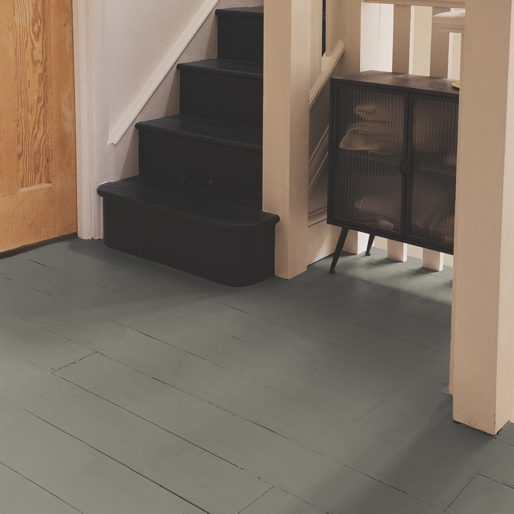 Deep Grey Green paint called Darlington by COAT Paints the eco friendly paint company
