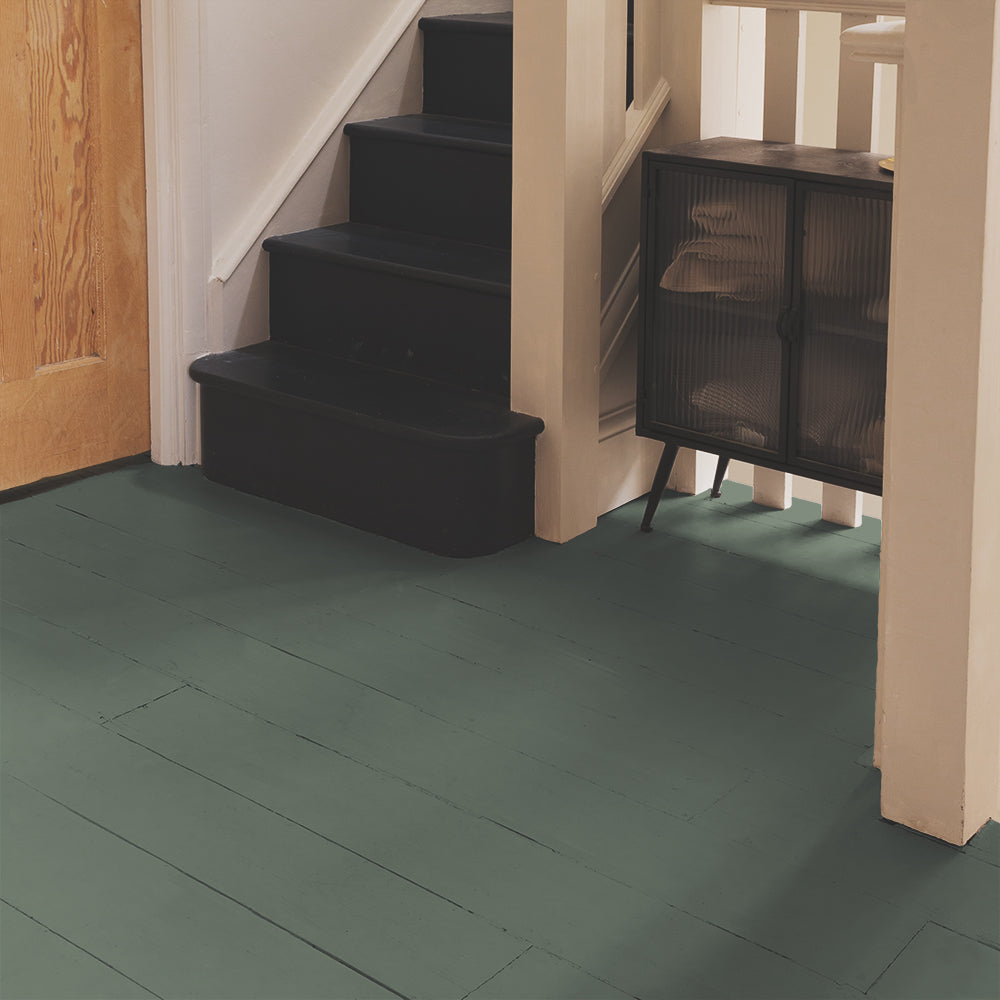 Dark Olive Green paint called Nomad by COAT Paints the eco friendly paint company