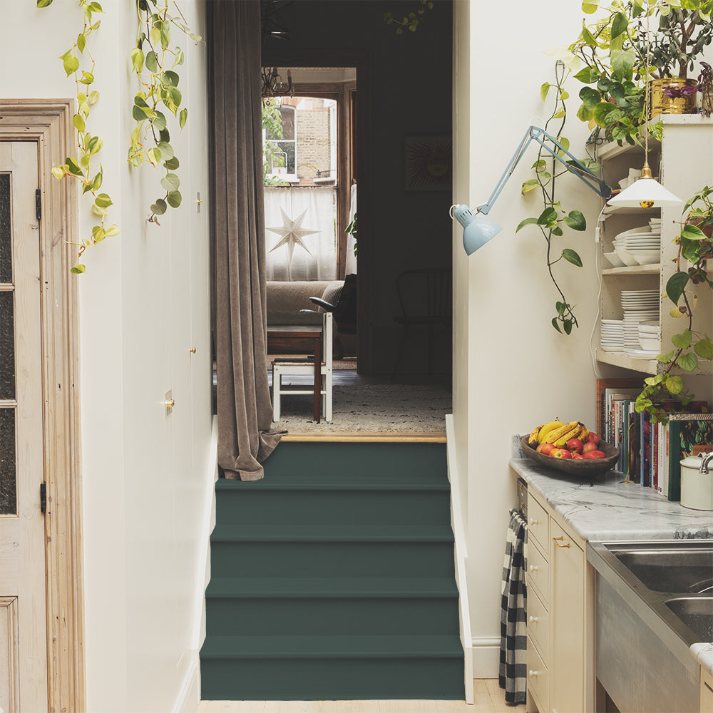 Dark Cool Green paint called Brewer by COAT Paints the eco friendly paint company