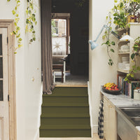 Deep Bronze Green paint called The Tobacconist by COAT Paints the eco friendly paint company