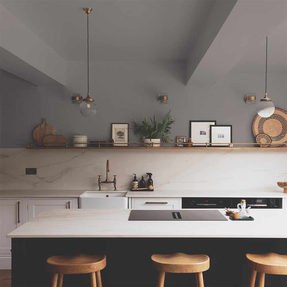 Warm Deep Grey paint called Big Timer by COAT Paints the eco friendly paint company