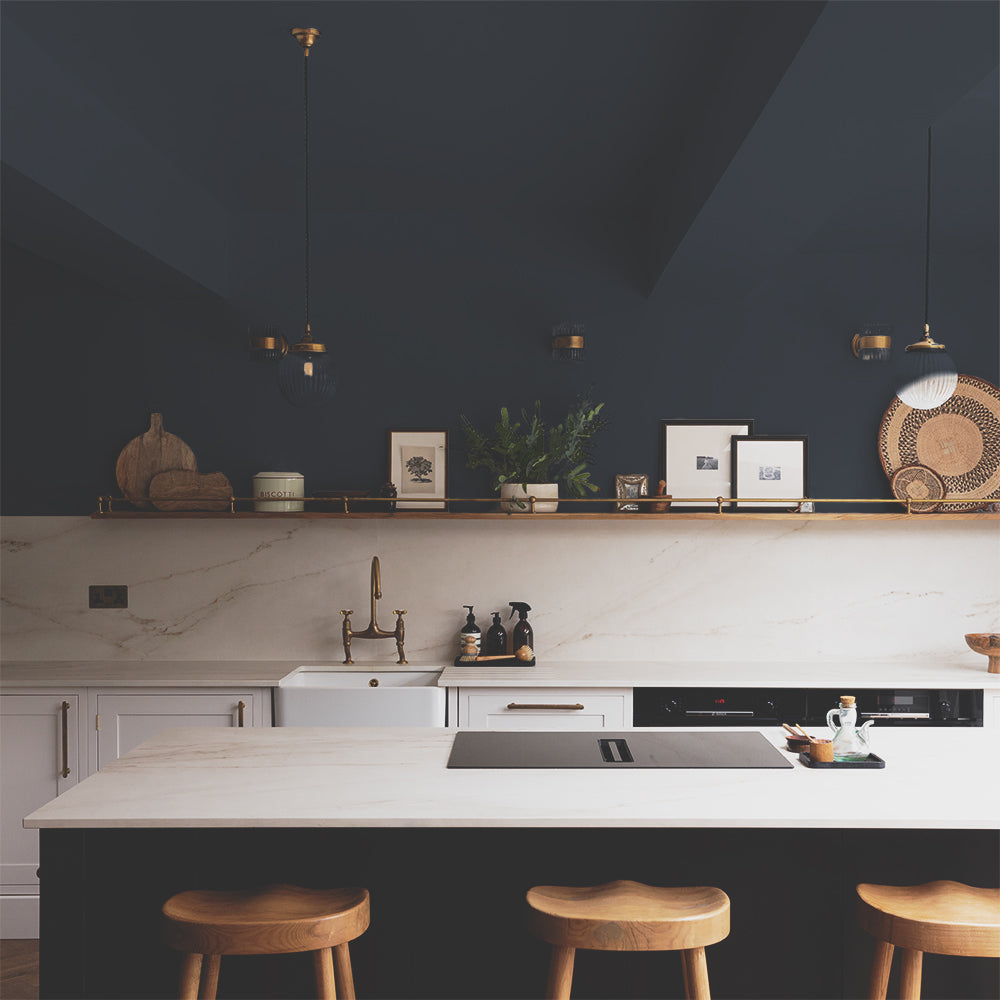Charcoal Black paint called David Rose by COAT Paints the eco friendly paint company