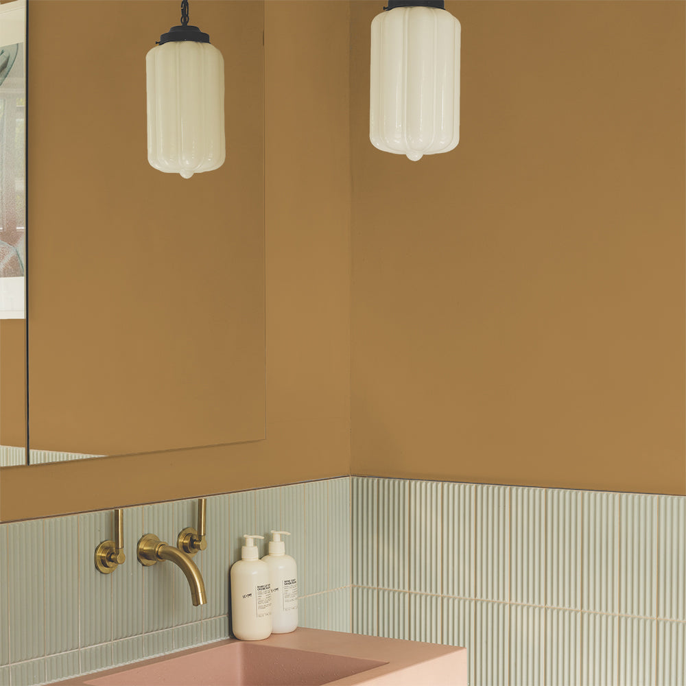Ochre Yellow Sample called Miles From Monday by COAT Paints the eco friendly paint company
