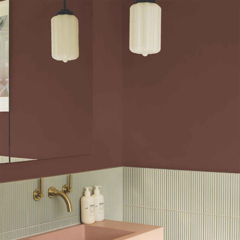 Faded Red Sample Sample called Old street Sample by COAT Paints the eco friendly paint company