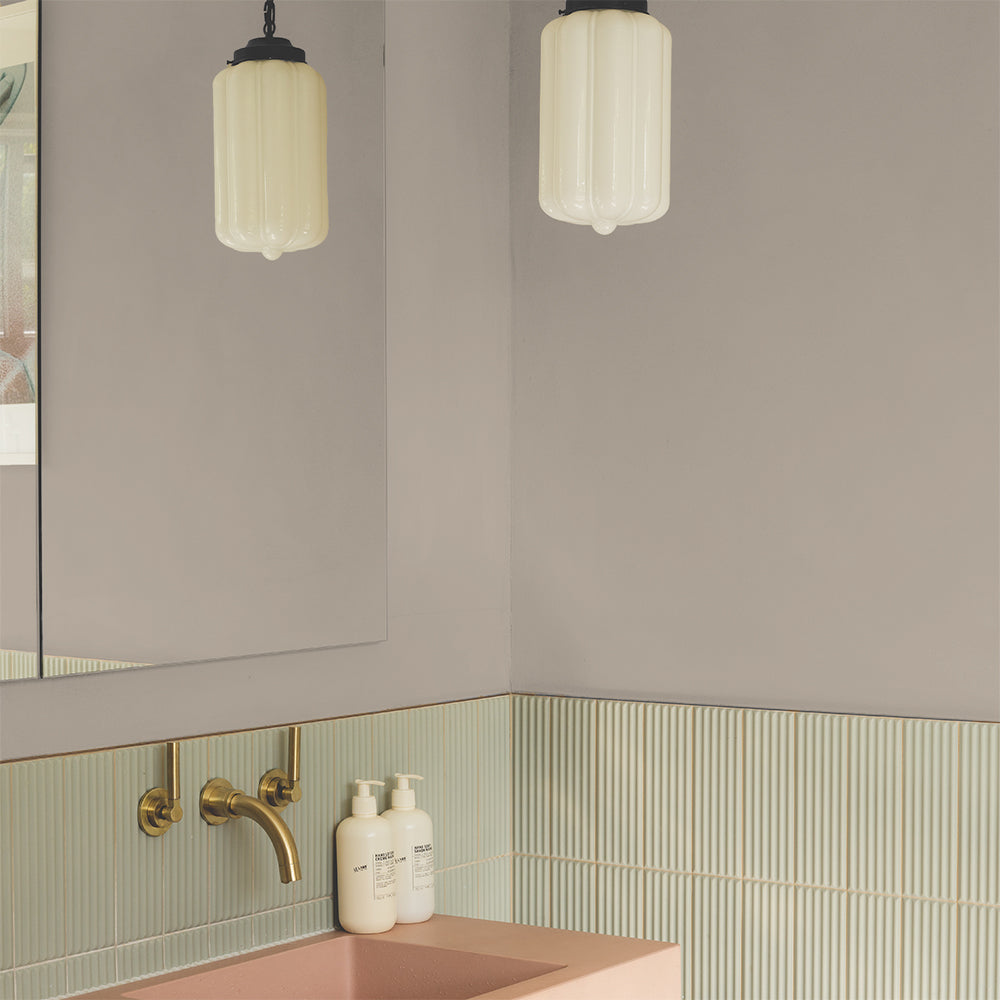 Warm Taupe paint called Sunday Soul by COAT Paints the eco friendly paint company