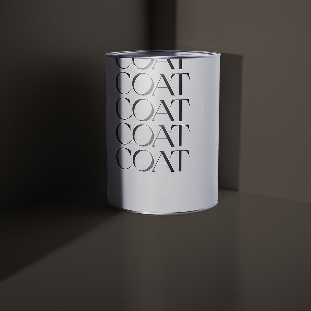 Dark Greige paint called Hardback by COAT Paints the eco friendly paint company