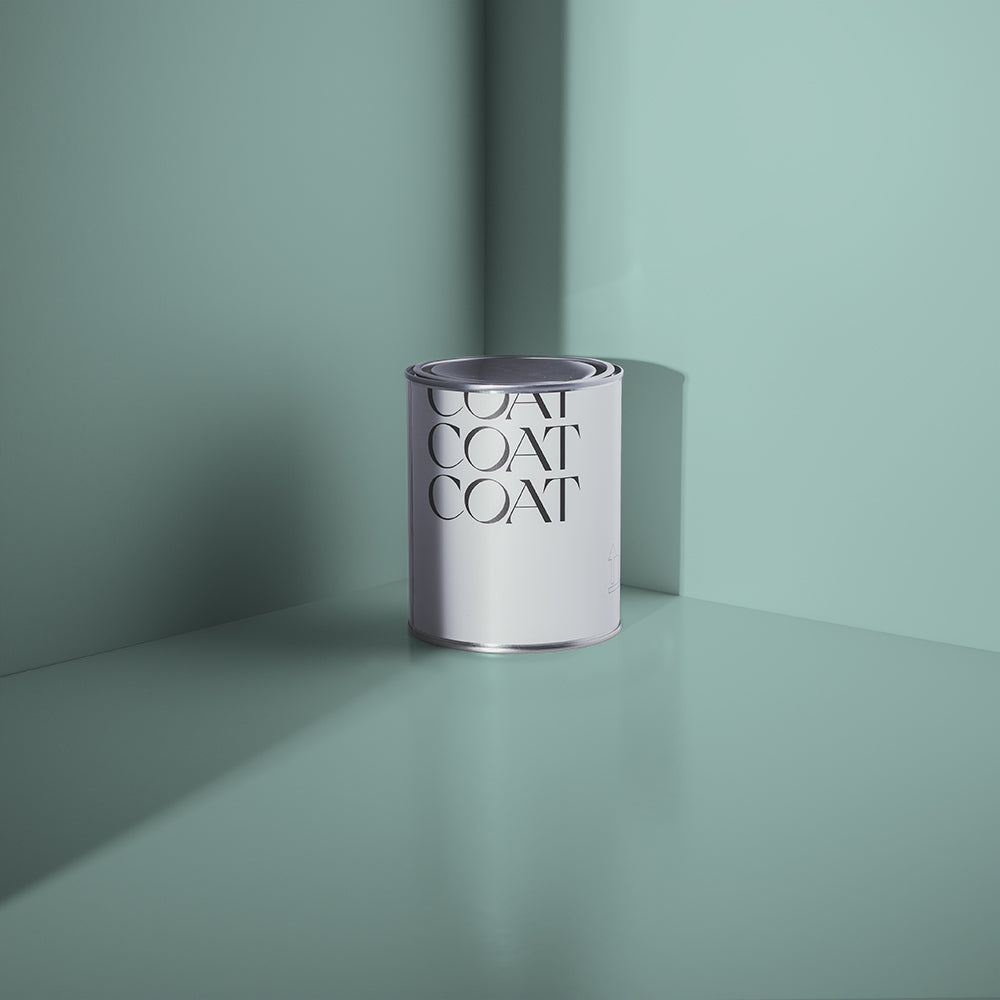 Dusty Teal paint called Hamilton by COAT Paints the eco friendly paint company