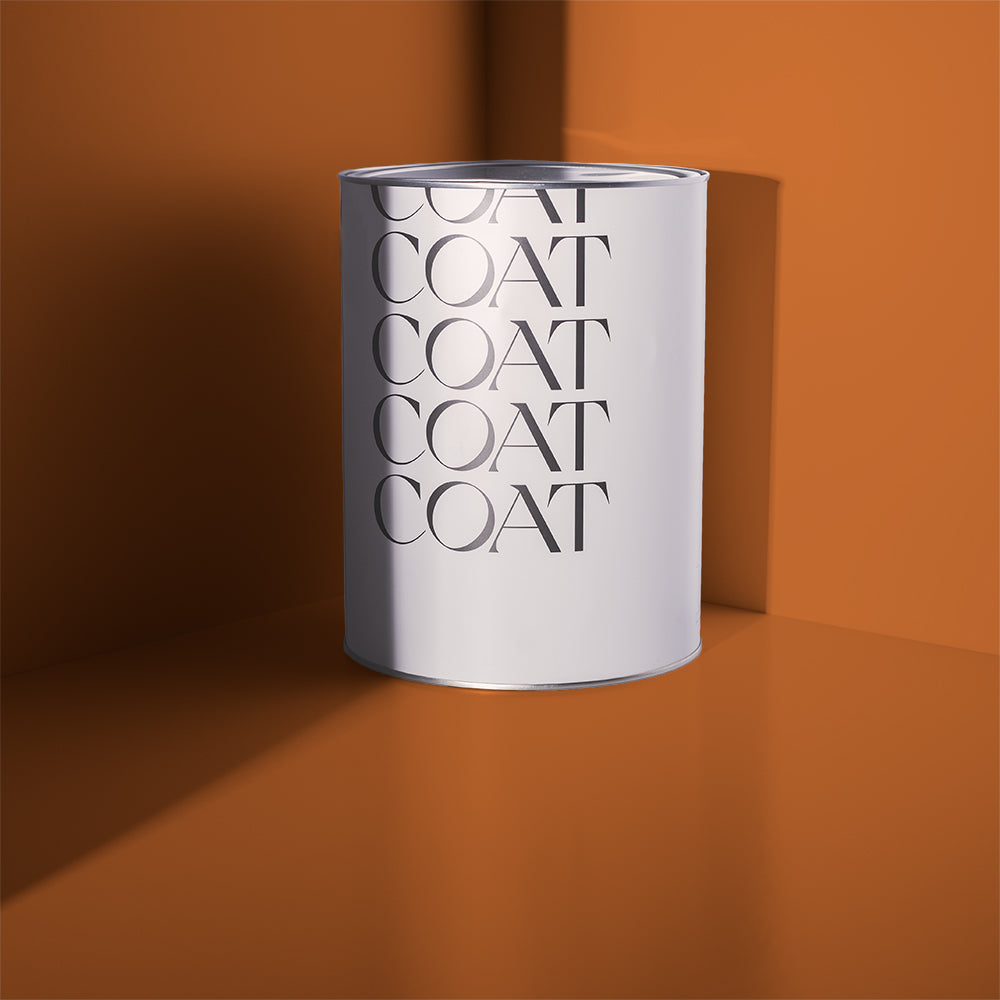 Rich Burnt Orange paint called Mezcal by COAT Paints the eco friendly paint company
