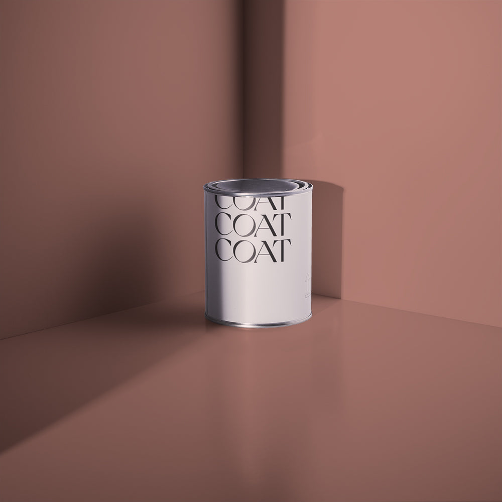 Deep Blush Pink paint called Mrs. Bouquet by COAT Paints the eco friendly paint company