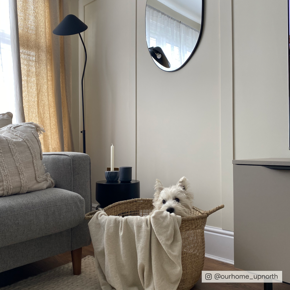 Modern Beige paint called Duvet Day by COAT Paints the eco friendly paint company