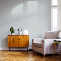 Medium warm grey paint called Are you still watching? by COAT Paints the eco friendly paint company