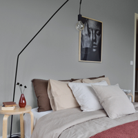 Medium warm grey paint called Are you still watching? by COAT Paints the eco friendly paint company