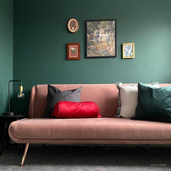 Timeless Dark Green Sample Sample called Ditch the Tie Sample by COAT Paints the eco friendly paint company