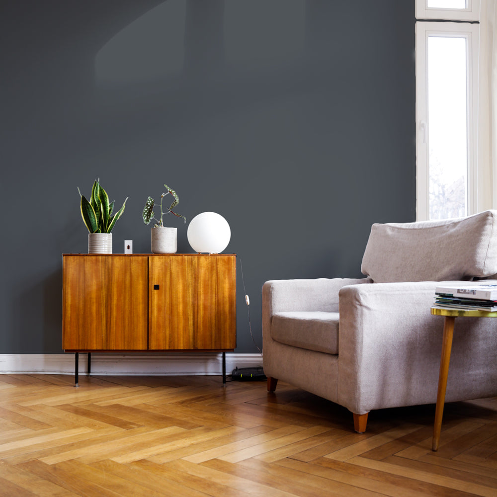 Charcoal Blue Sample Sample called Dodie Sample by COAT Paints the eco friendly paint company