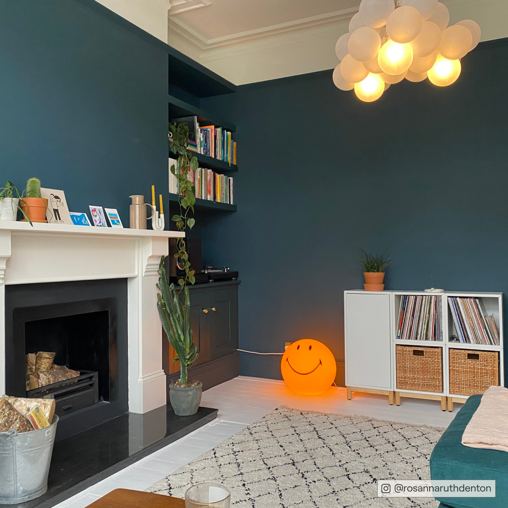 Dark Marine Blue paint called The Drink by COAT Paints the eco friendly paint company