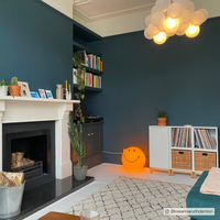 Dark Marine Blue paint called The Drink by COAT Paints the eco friendly paint company