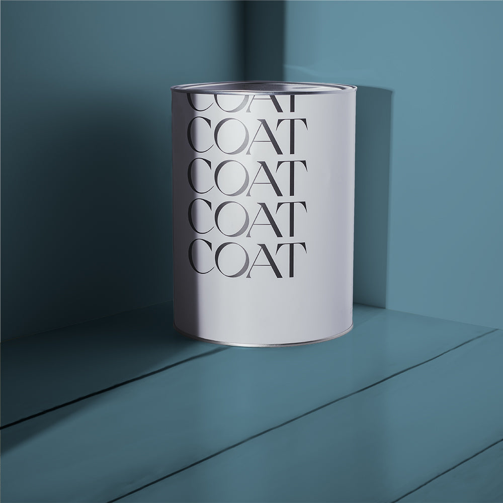 Greyed Blue paint called Below Deck by COAT Paints the eco friendly paint company
