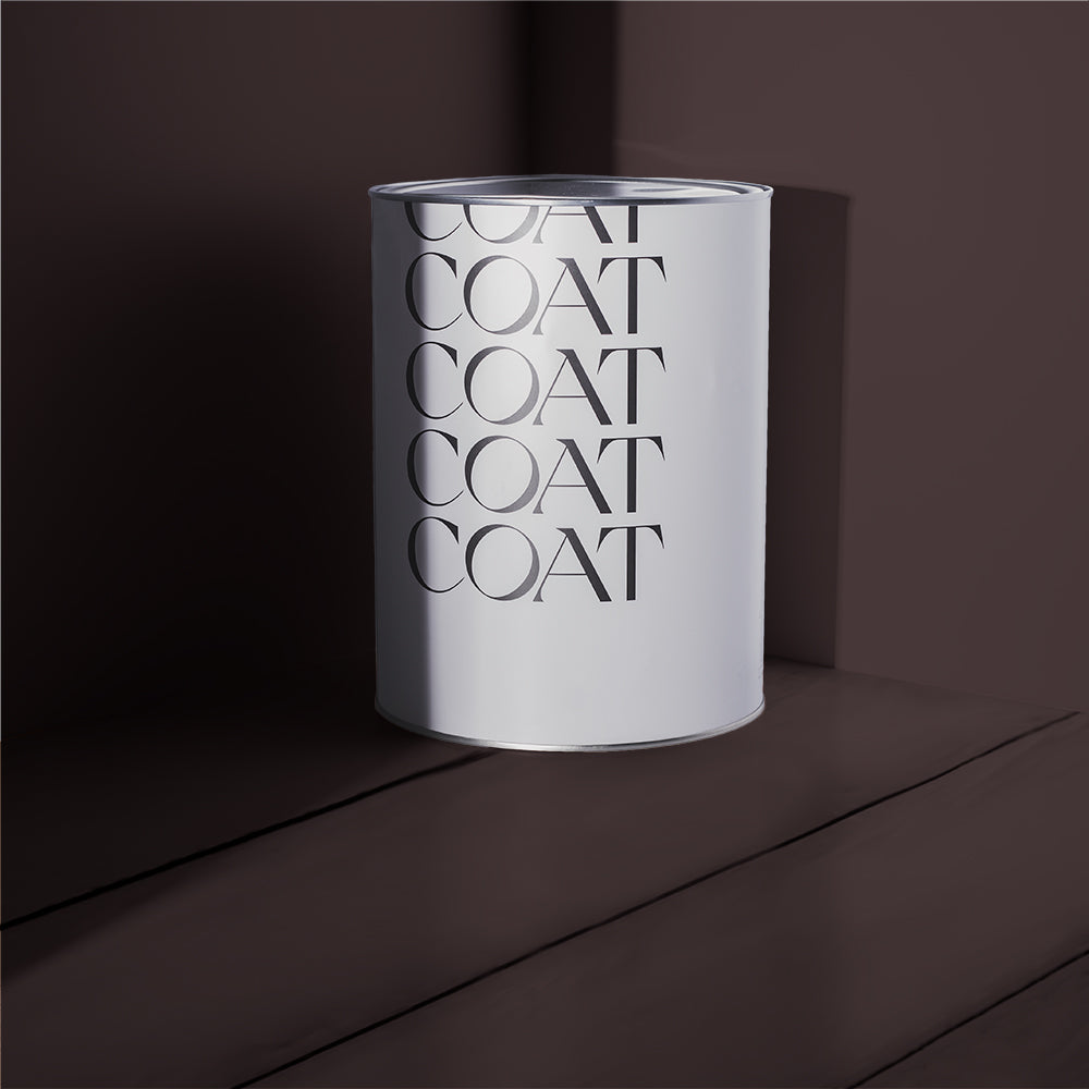 Dark Brown paint called Brasserie Brown by COAT Paints the eco friendly paint company