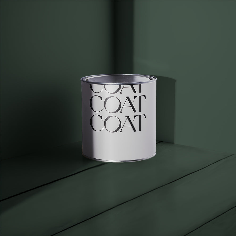 Dark Cool Green paint called Brewer by COAT Paints the eco friendly paint company