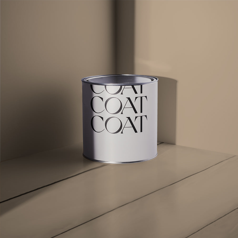 Deep Greige paint called Debate Club by COAT Paints the eco friendly paint company