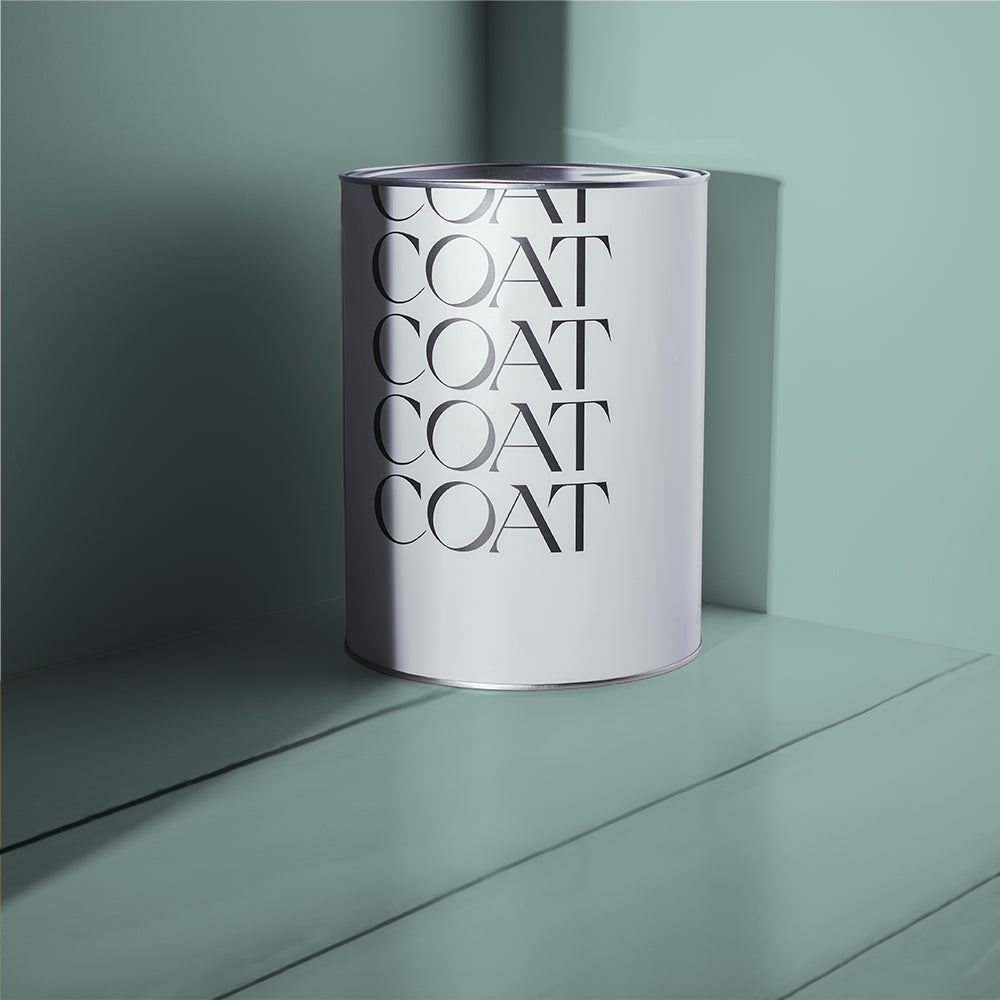 Dusty Teal paint called Hamilton by COAT Paints the eco friendly paint company