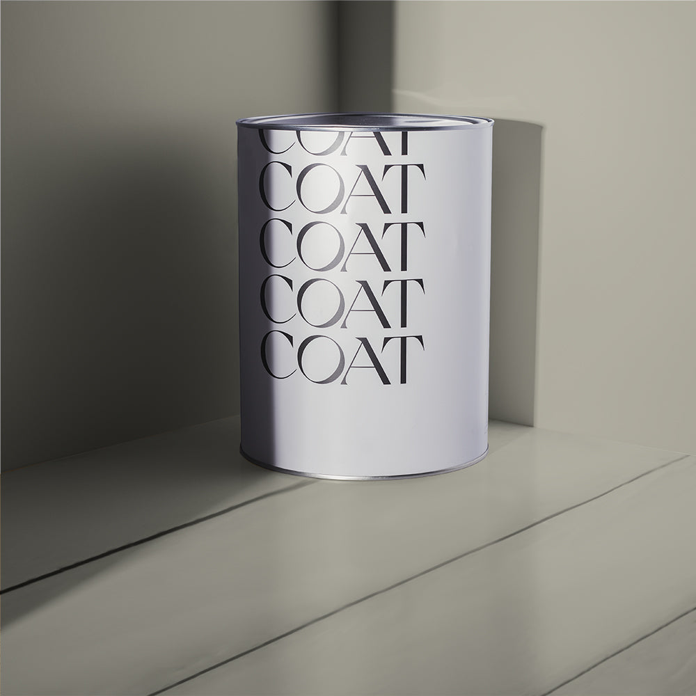 Green Grey paint called The Trail by COAT Paints the eco friendly paint company