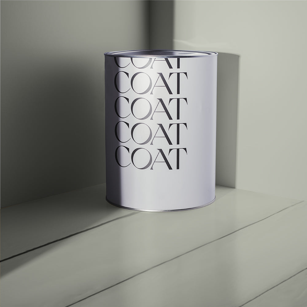 Hazy Grey Green paint called Yard Party by COAT Paints the eco friendly paint company