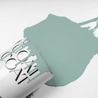 Dusty Teal paint called Hamilton by COAT Paints the eco friendly paint company