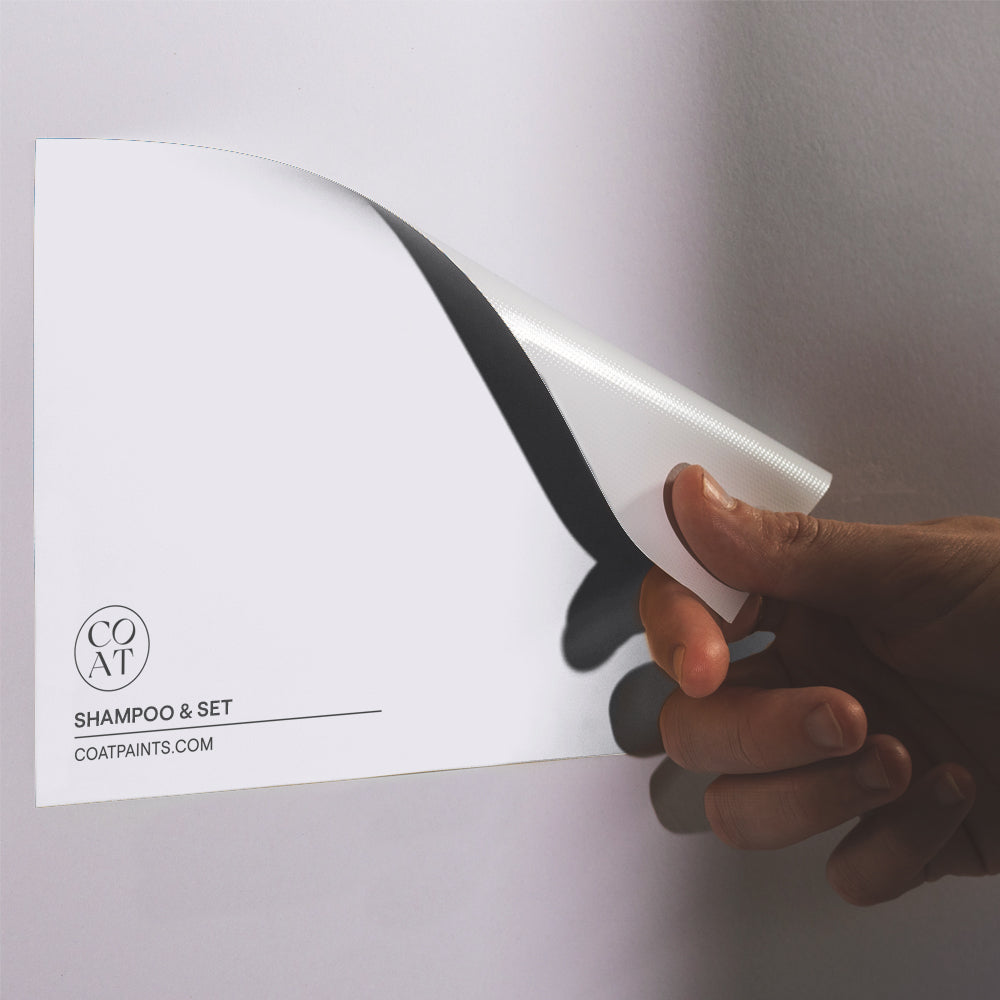 Grey Lavender paint called Shampoo & Set by COAT Paints the eco friendly paint company