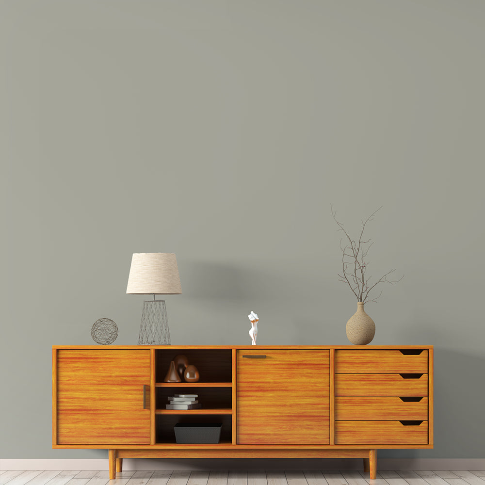 Green Grey paint called The Trail by COAT Paints the eco friendly paint company