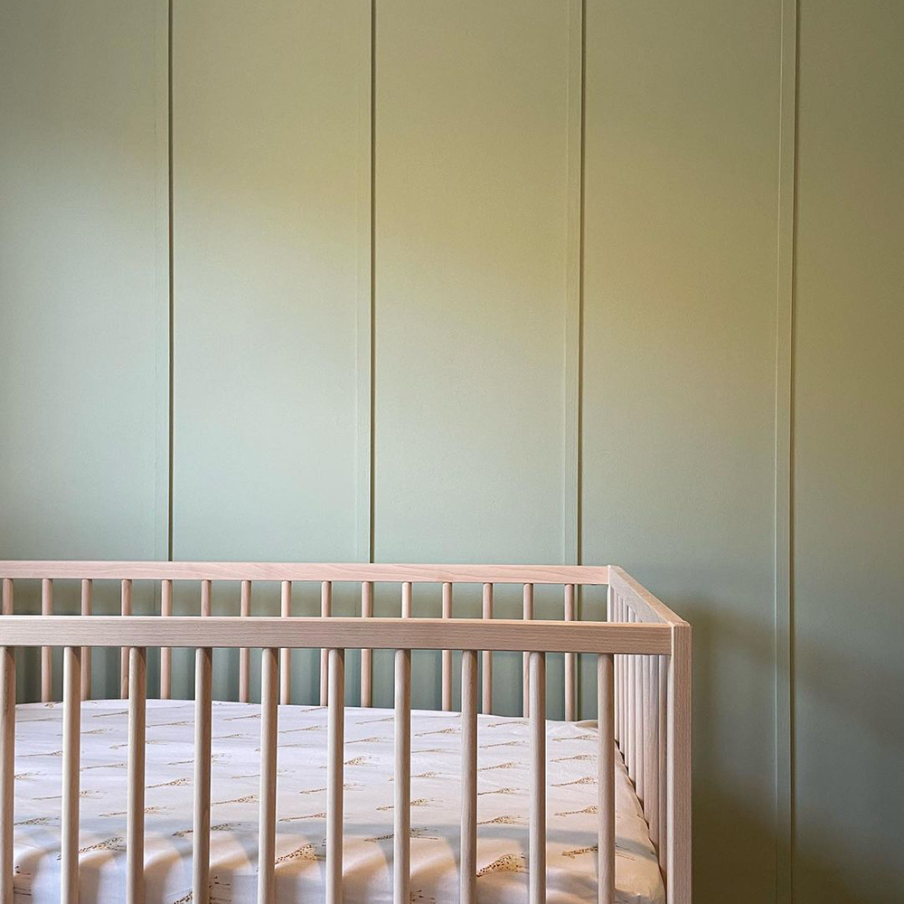 Clean Organic Green paint called Home Grown by COAT Paints the eco friendly paint company