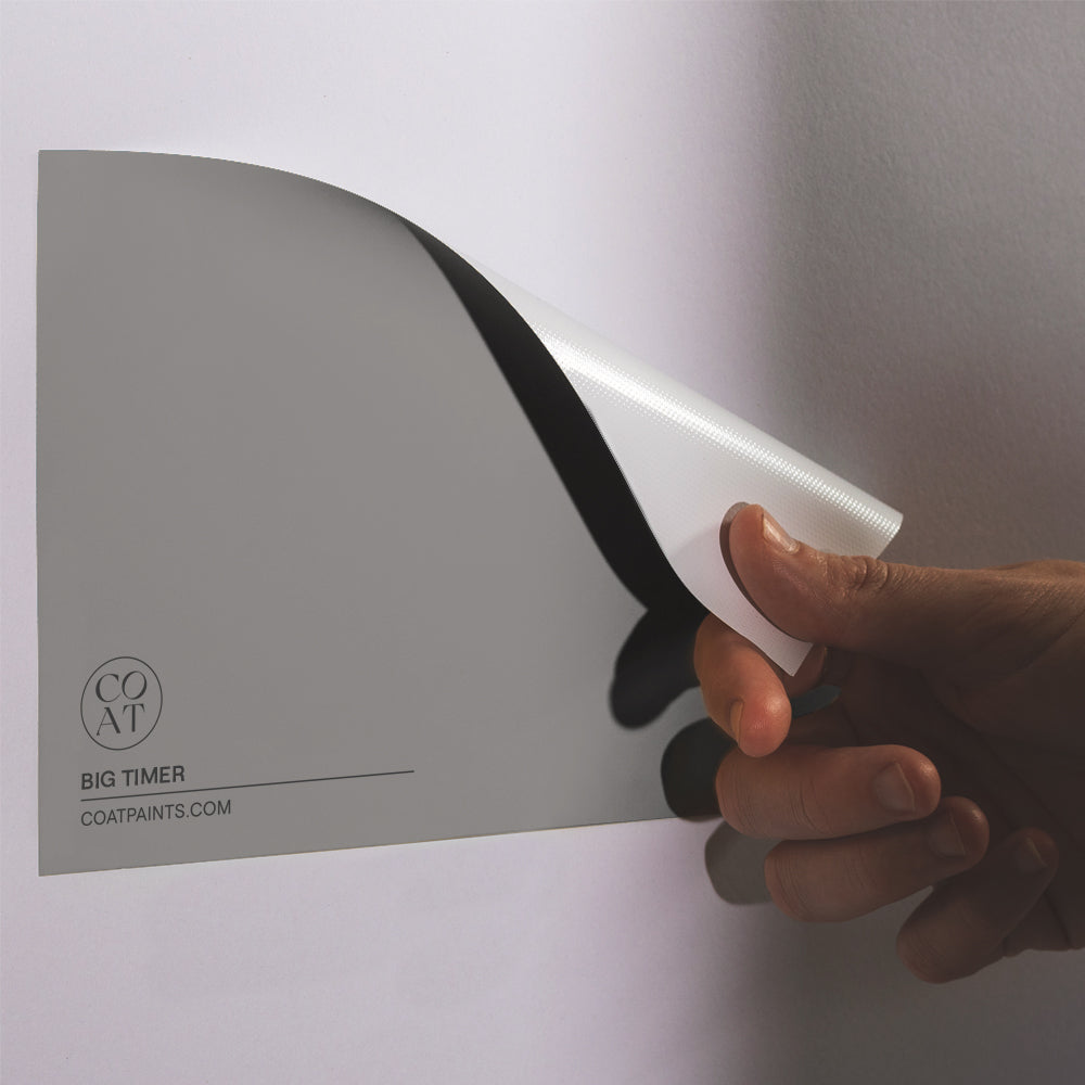 Warm Deep Grey paint called Big Timer by COAT Paints the eco friendly paint company