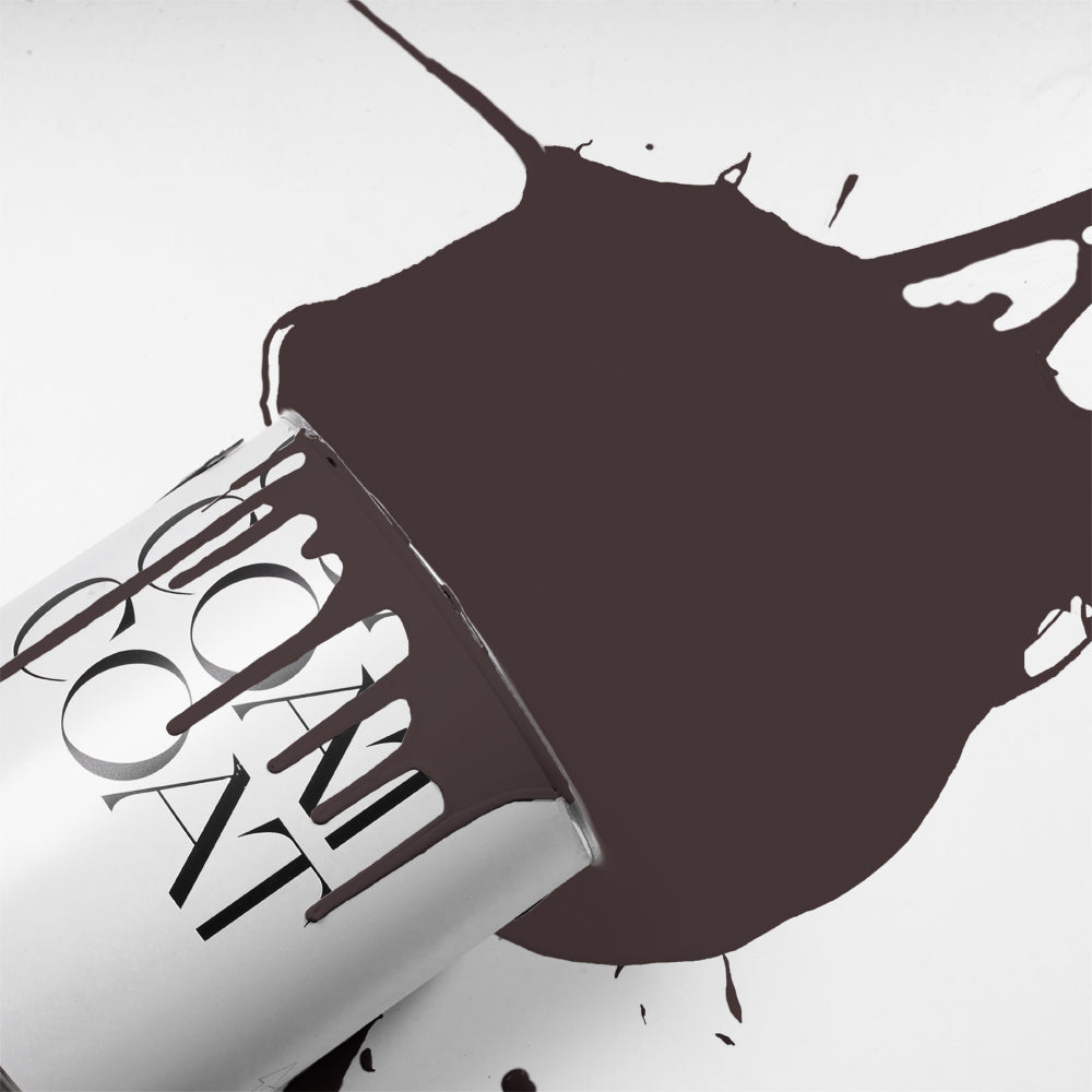 Dark Brown paint called Brasserie Brown by COAT Paints the eco friendly paint company