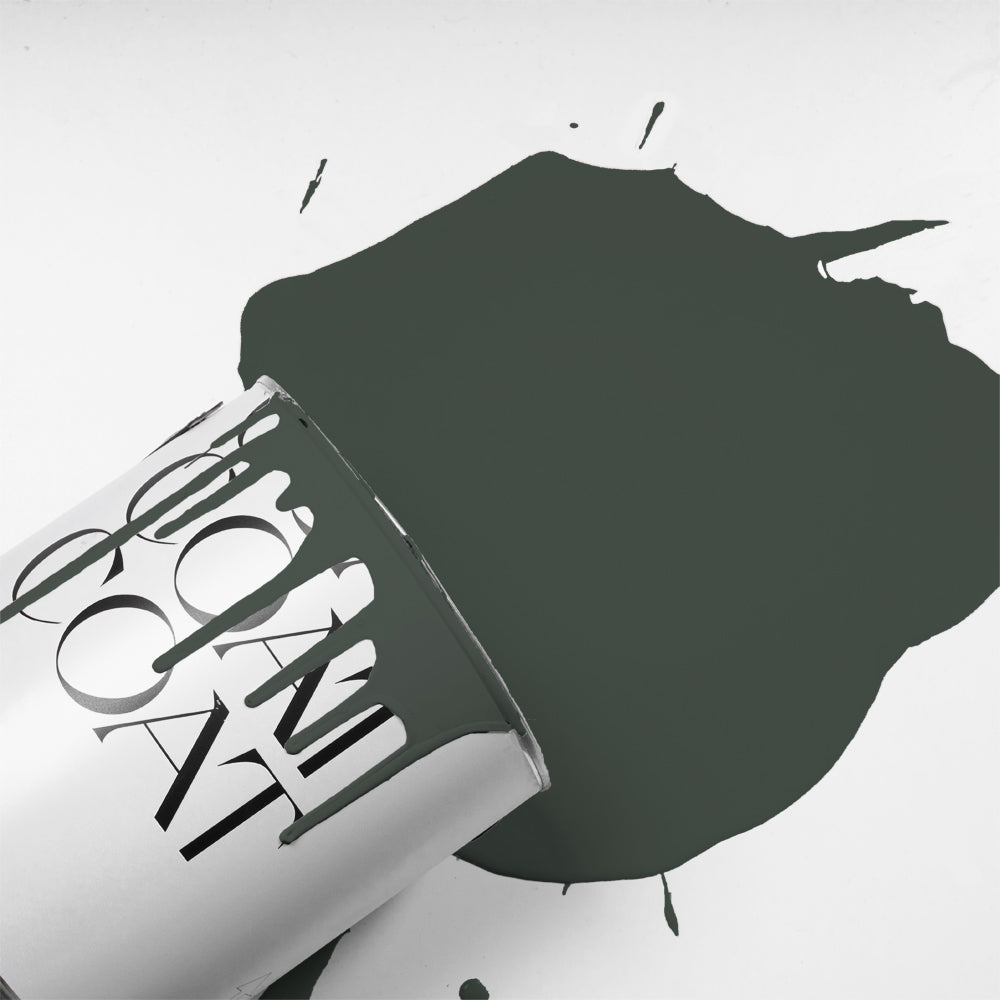 Dark Cool Green paint called Brewer by COAT Paints the eco friendly paint company