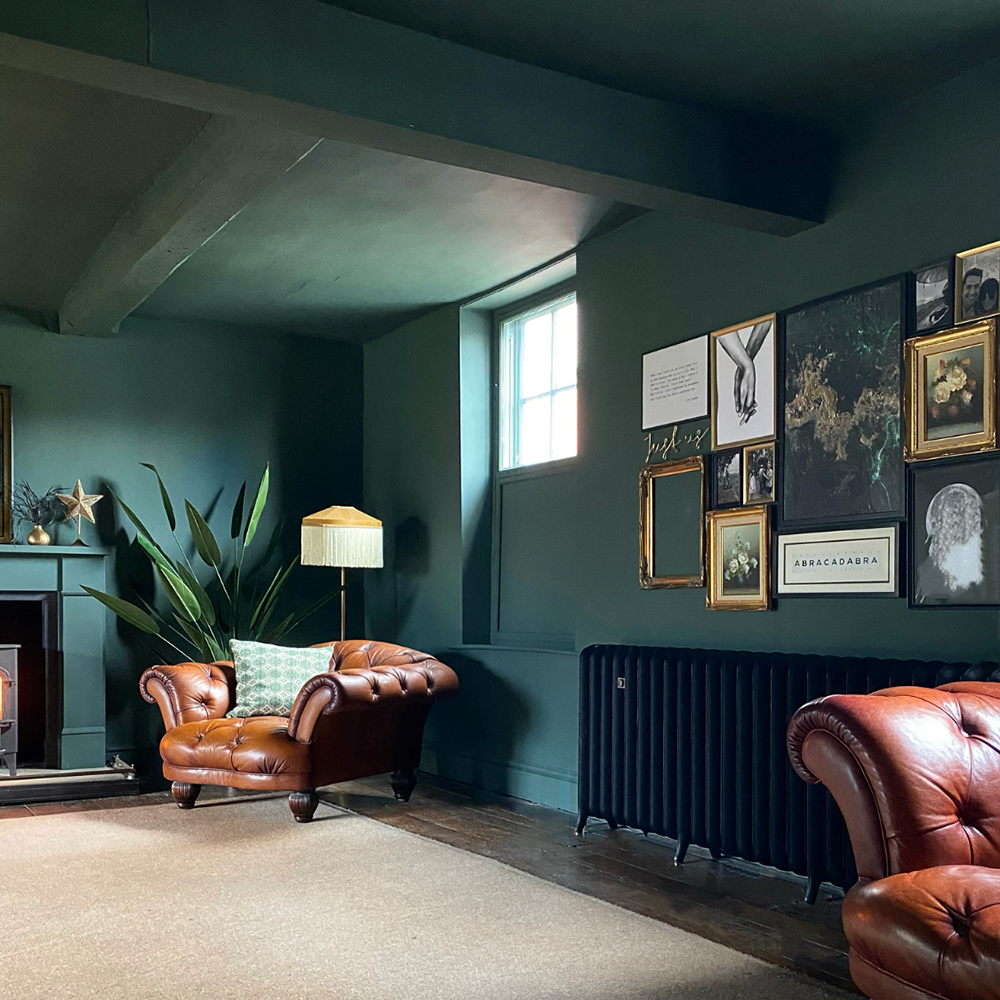 Dark Cool Green paint called Brewer by COAT Paints the eco friendly paint company