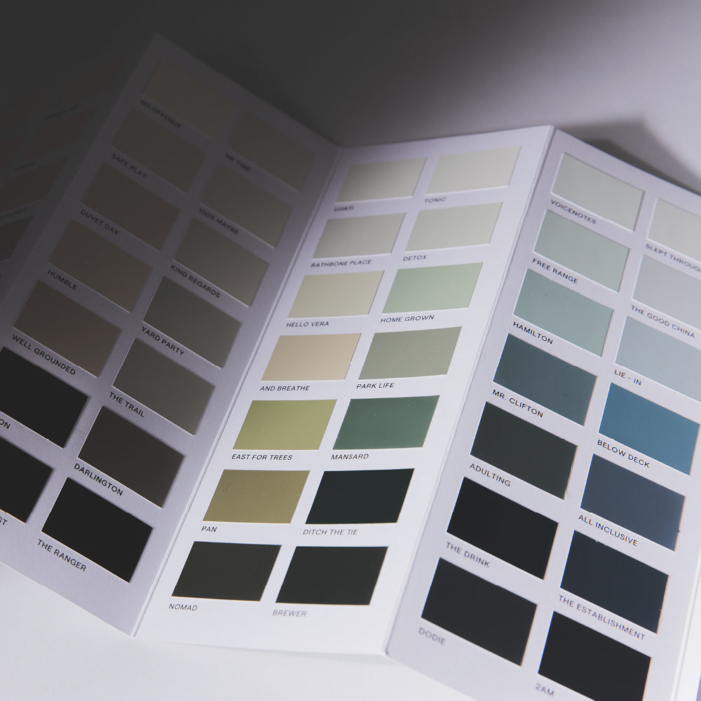 Overcoat Color Chart COAT Colour Chart | Premium Recycled Colour Chart Paints – COAT Paints