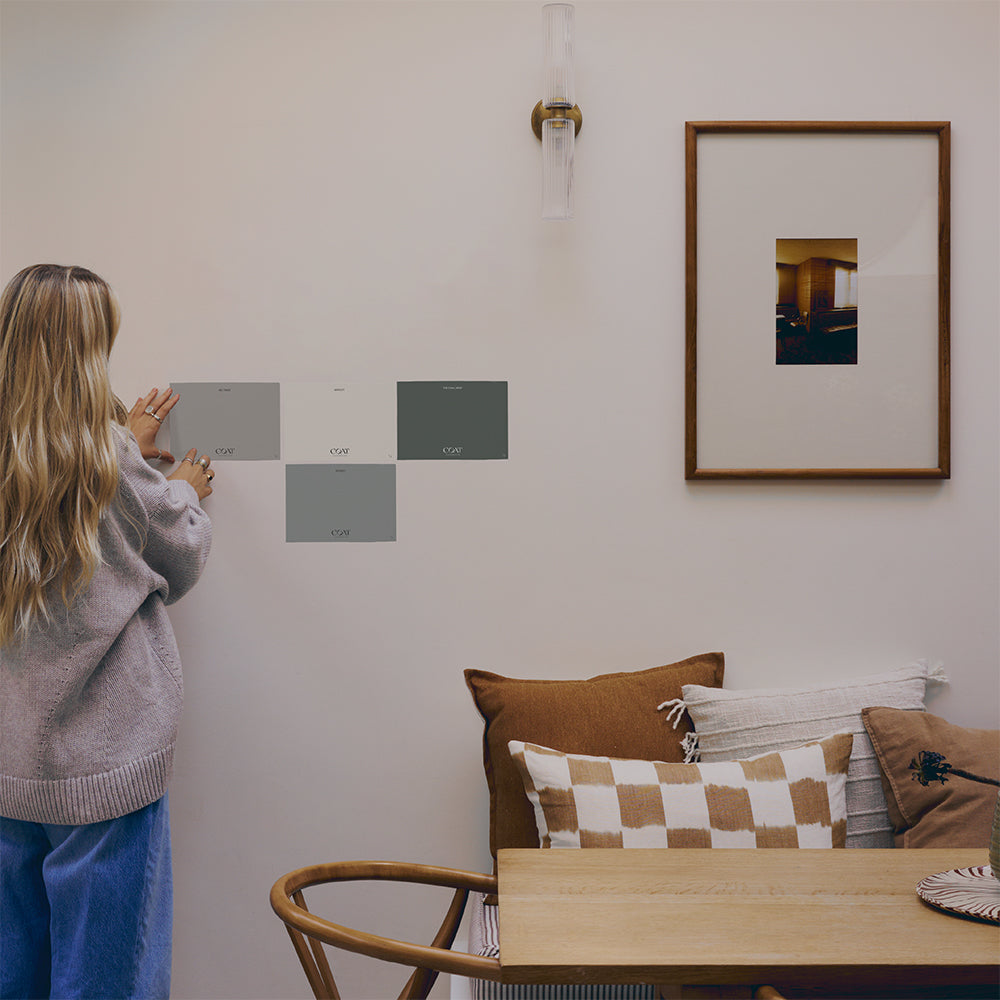 Dark Grey Paint Sample Pack | Peel & Stick Samples | COAT Paints