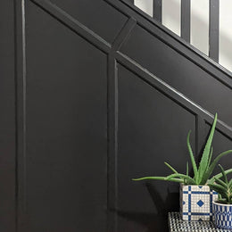 Charcoal Black paint called David Rose by COAT Paints the eco friendly paint company