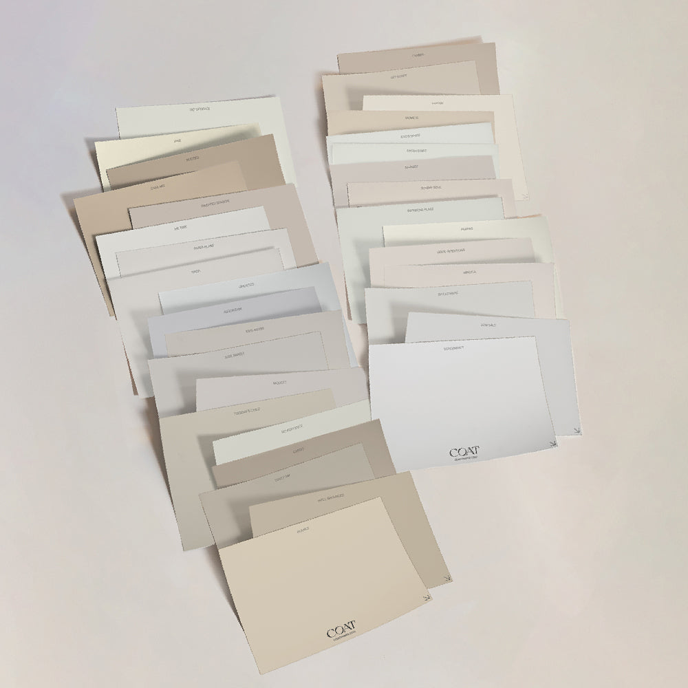 The Ultimate Neutral Sample Pack | Peel & Stick Samples | COAT Paints